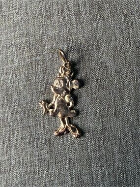 Vintage Disney Sterling Silver Minnie Mouse Charm 925 Pendant